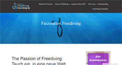 Desktop Screenshot of free-diving.de
